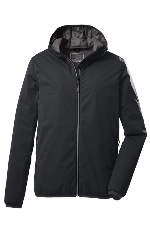 Killtec Funktionsjacke KOS 60 mit Kapuze (2-Lagen-Jacken, PFC-frei, sehr leicht) schwarz Herren